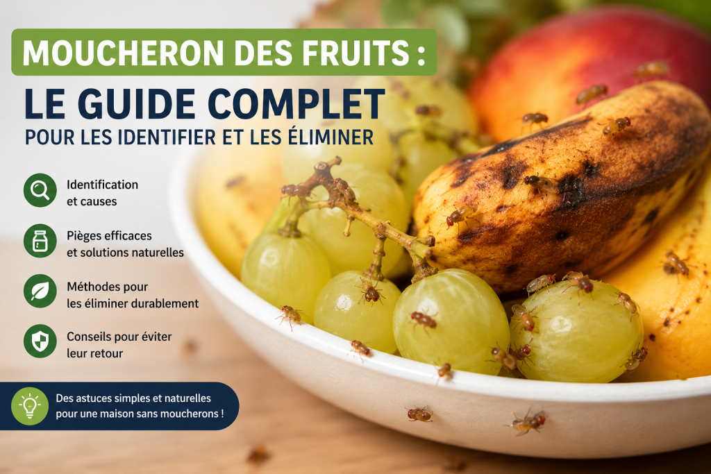 Moucheron des fruits : comment les éliminer efficacement ?